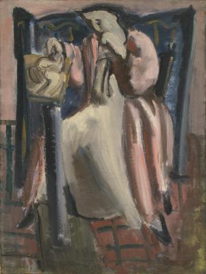 [Sculptress, two studies]