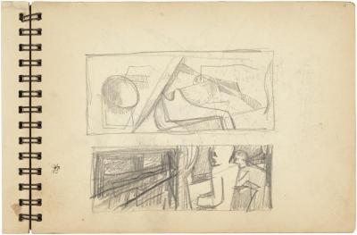 [Abstraction / interior with figures]



Gyral Sketch Book 1, page 21