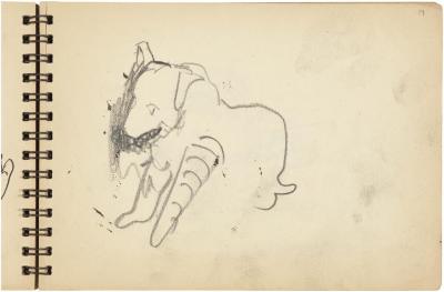 [Dog] Gyral Sketch Book 1, page 33