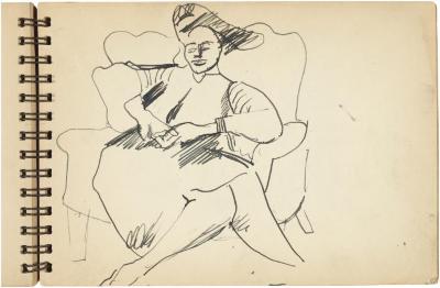 [Woman in armchair]



Gyral Sketch Book 1, page 22