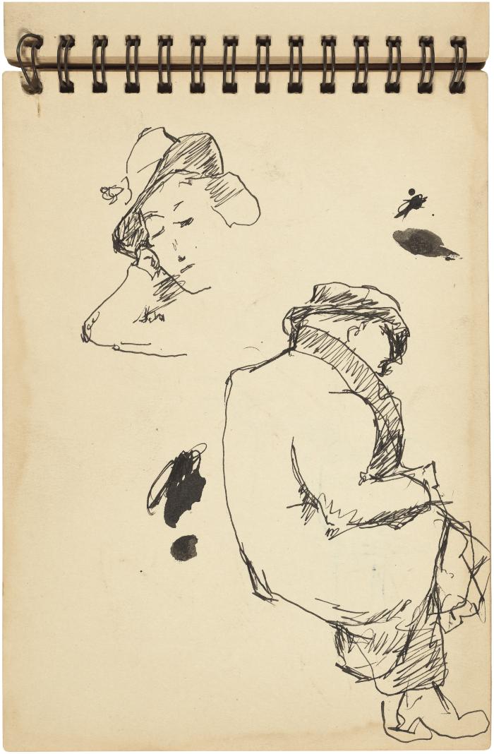 [Woman’s head / seated man]



Gyral Sketch Book 2, page 16