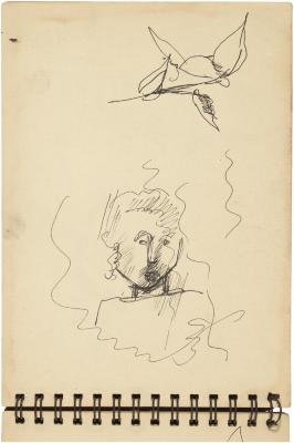 [Head of a woman / plant study]



Gyral Sketch Book 2, page 36