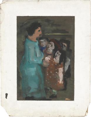 [Woman with children]