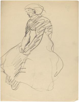 [Seated woman]