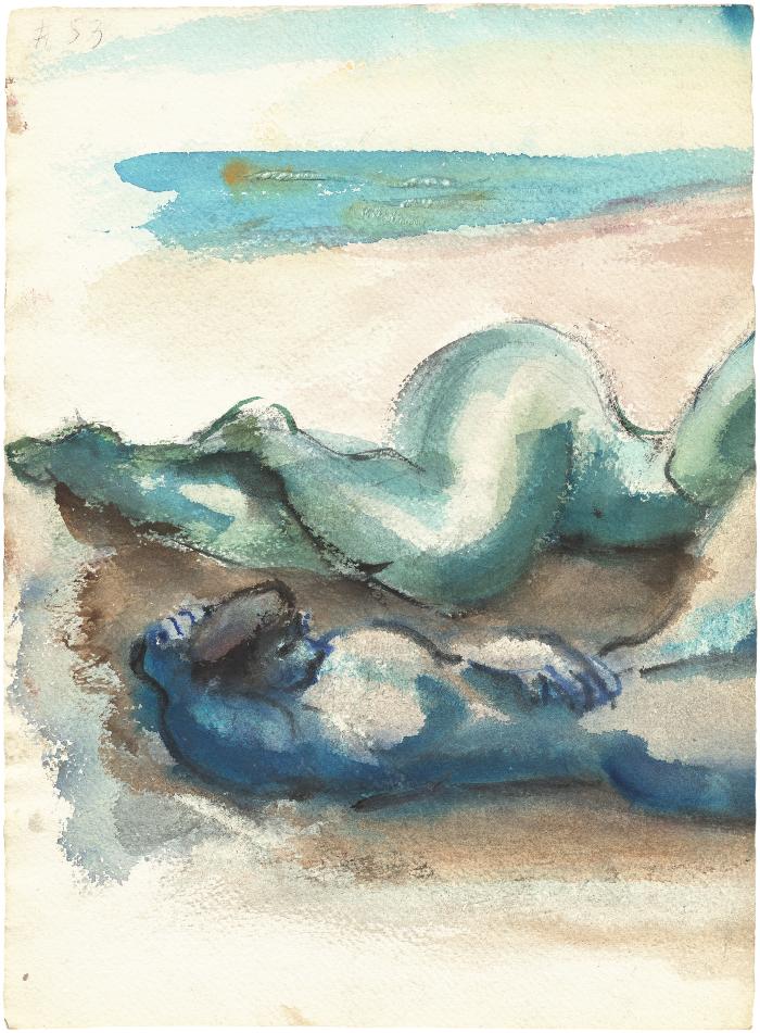 [Bathers on the beach]