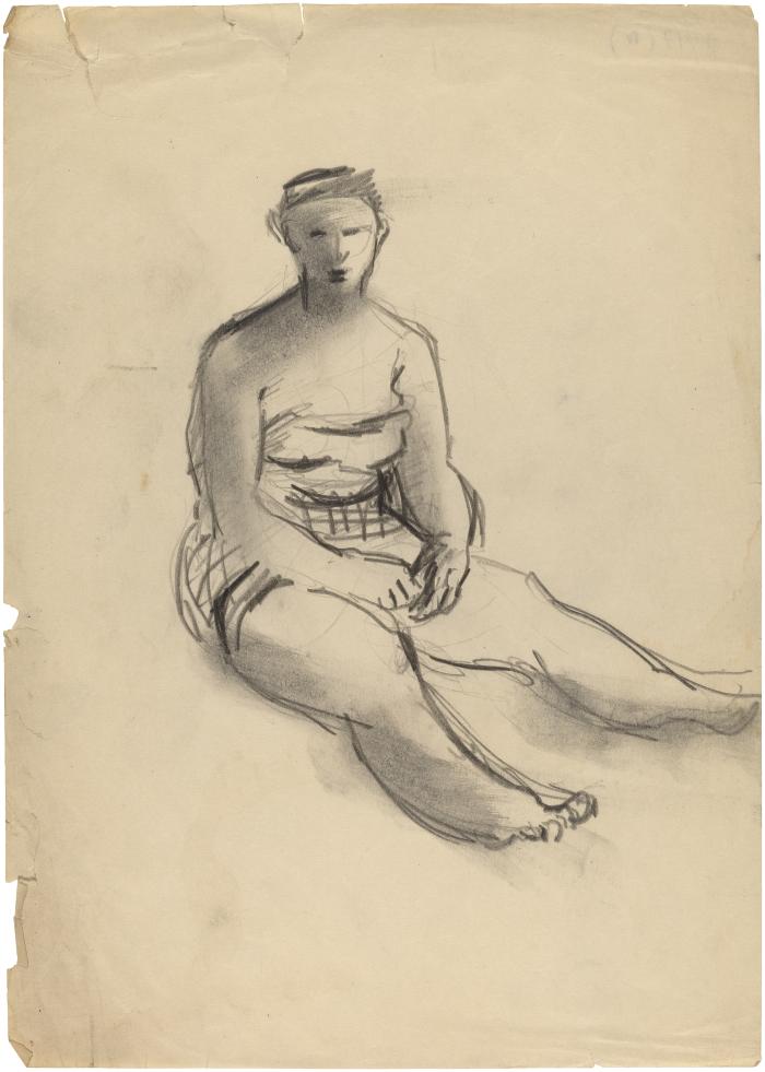 [Seated woman]