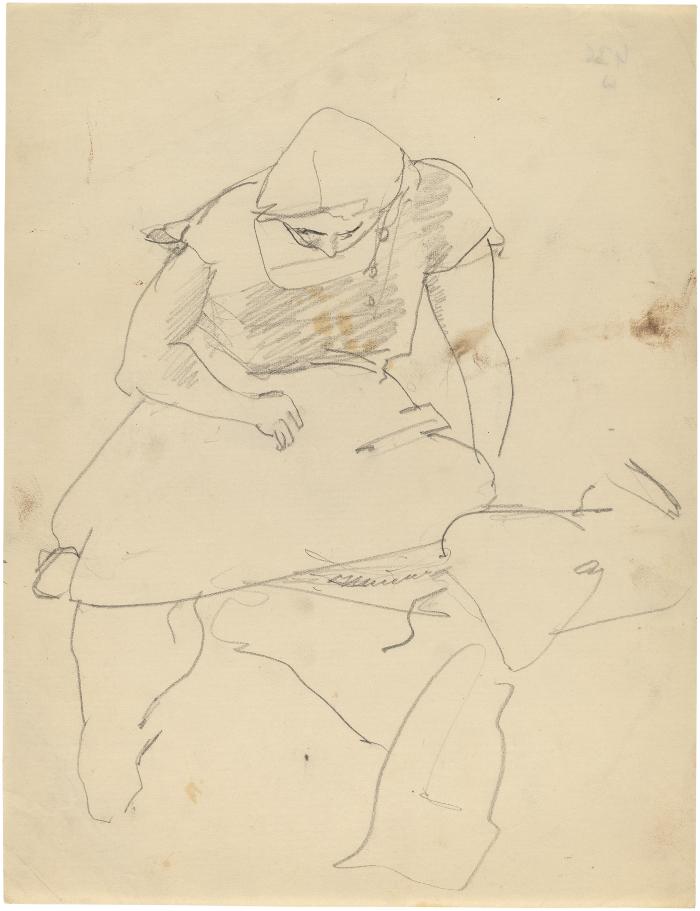 [Seated woman]
