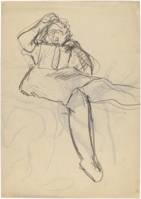 [Seated girl reading]