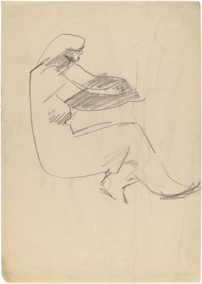[Seated woman]