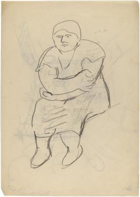 [Seated woman]