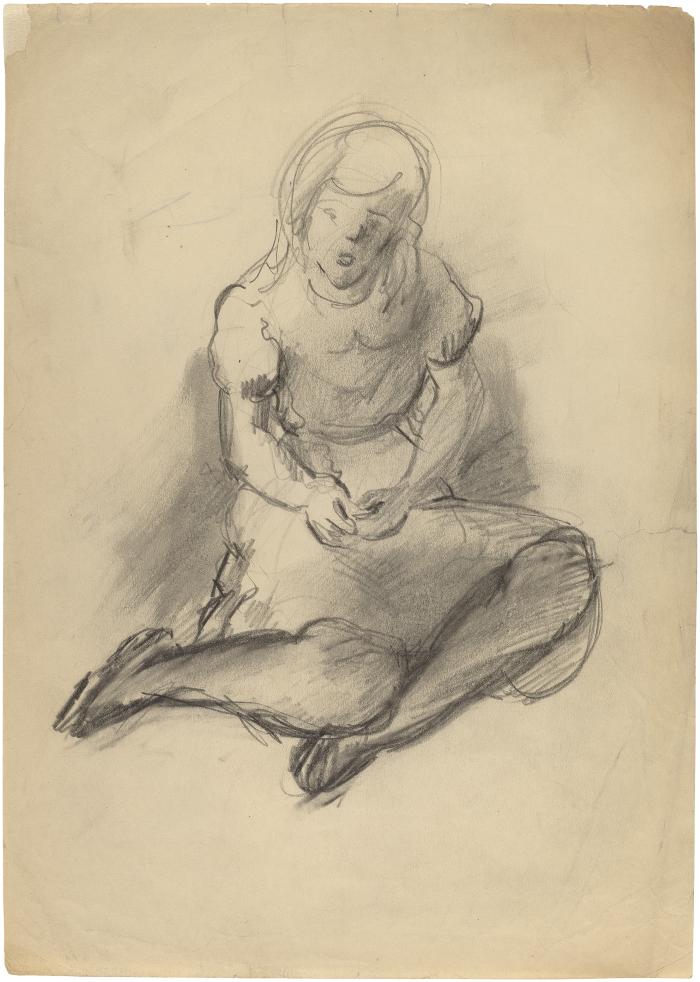 [Seated girl]