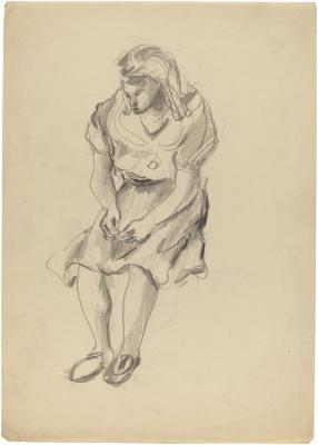 [Seated girl]