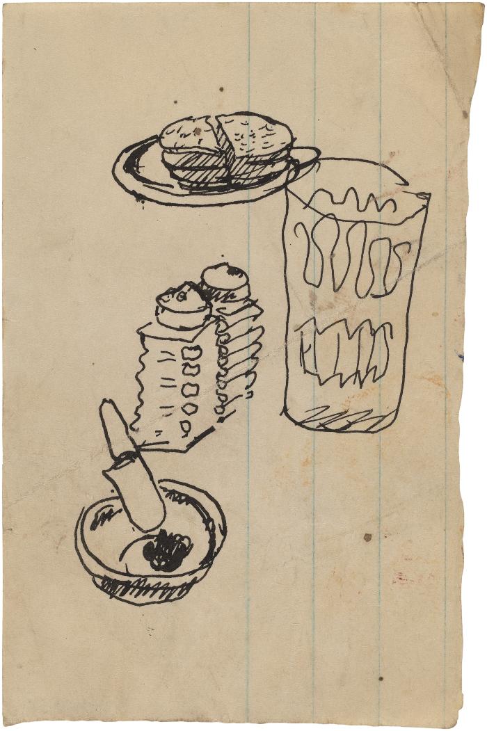 [Glass, shakers, and tabletop items]