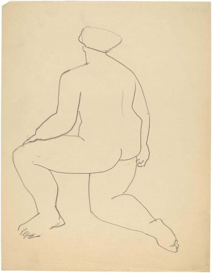 [Kneeling female nude]
