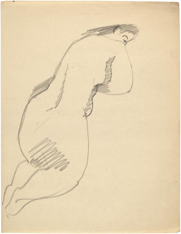 [Kneeling female nude]