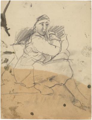 [Seated woman]