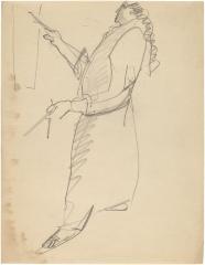 [Standing woman painting]