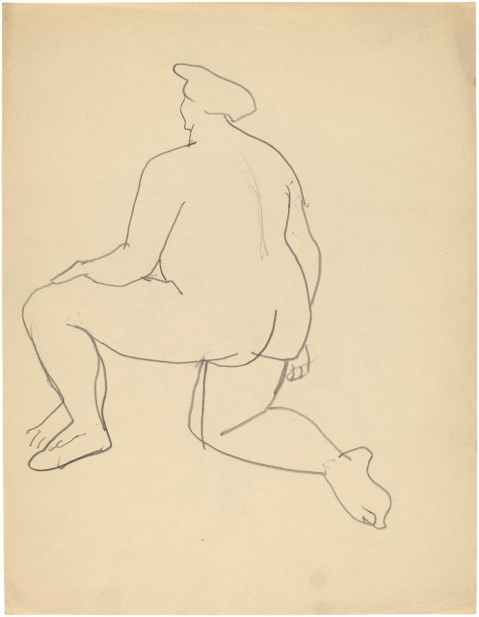 [Kneeling female nude]