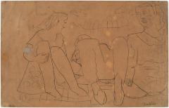 [Figures in a landscape]