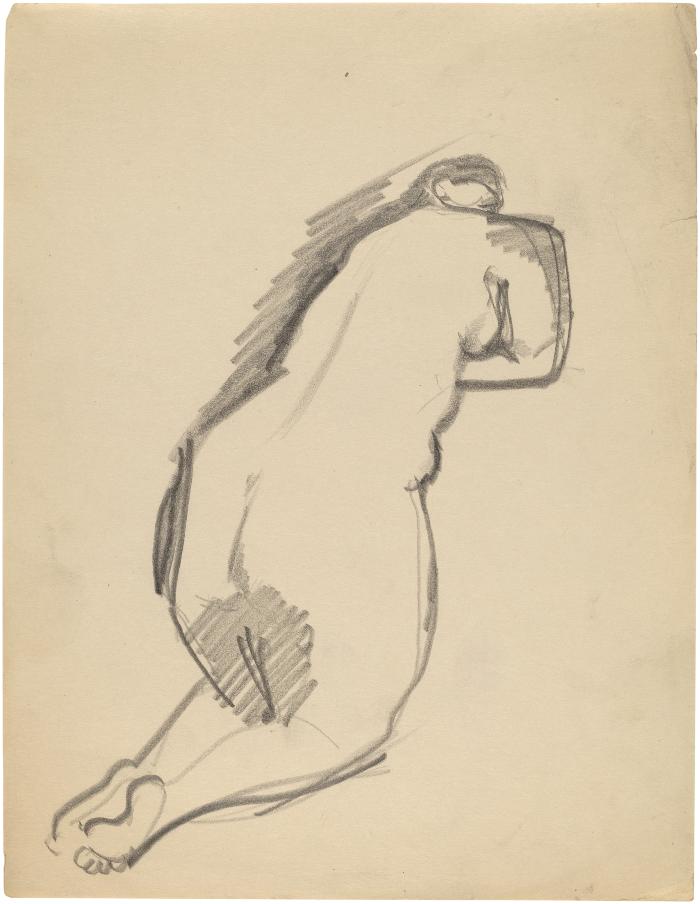 [Kneeling female nude]