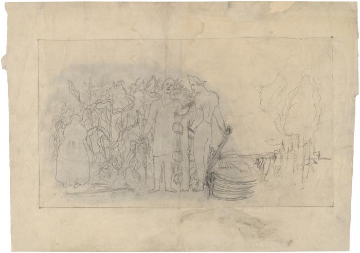 [Study for murals, Social Security Building, Washington, DC]