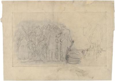[Study for murals, Social Security Building, Washington, DC]