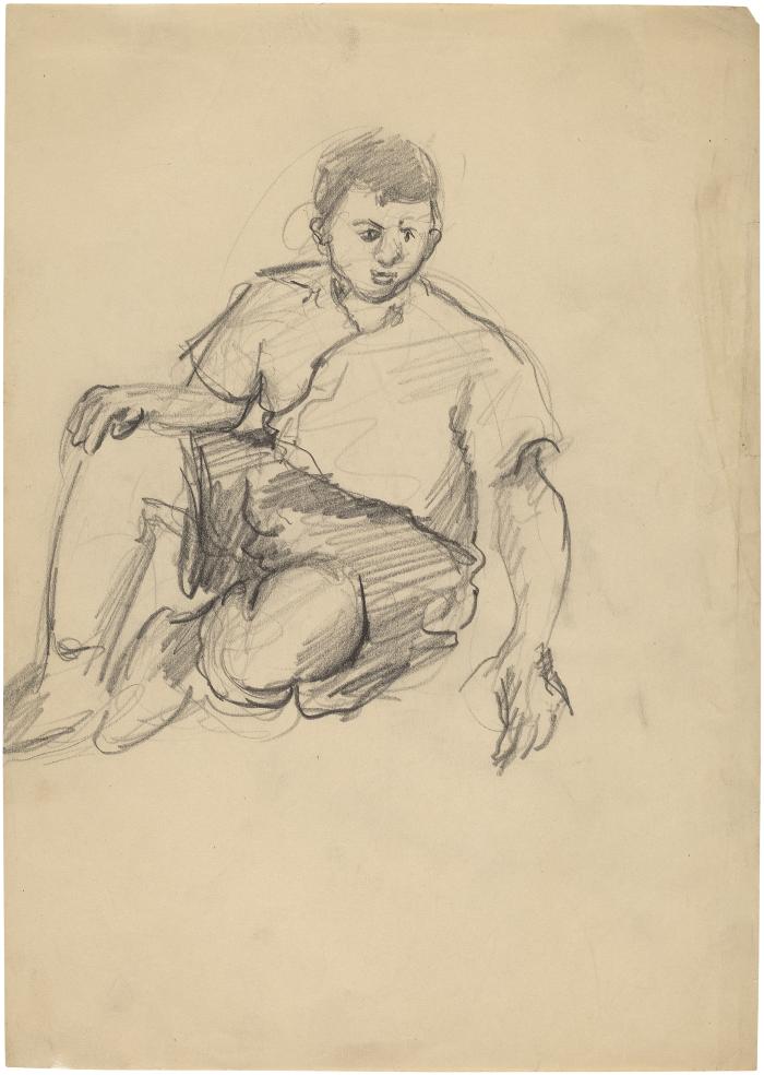 [Seated boy]