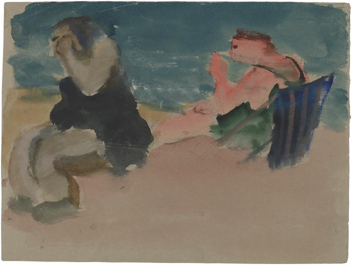 [Bathers on the beach]