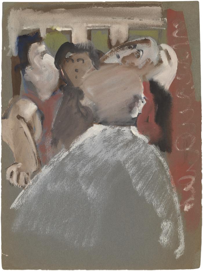 [Figures in interior]