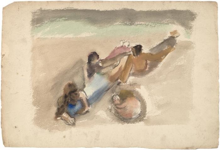 [Bathers on the beach]