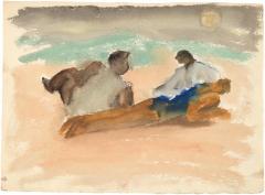 [Bathers on the beach]