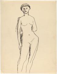 [Standing female nude]