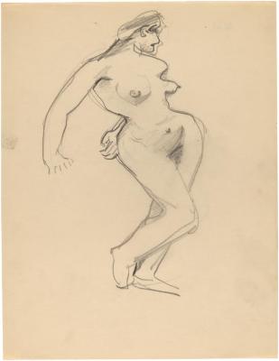 [Standing female nude]
