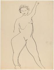 [Standing female nude]