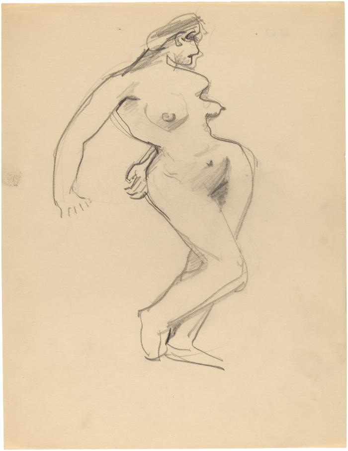 [Standing female nude]