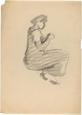 [Seated woman]