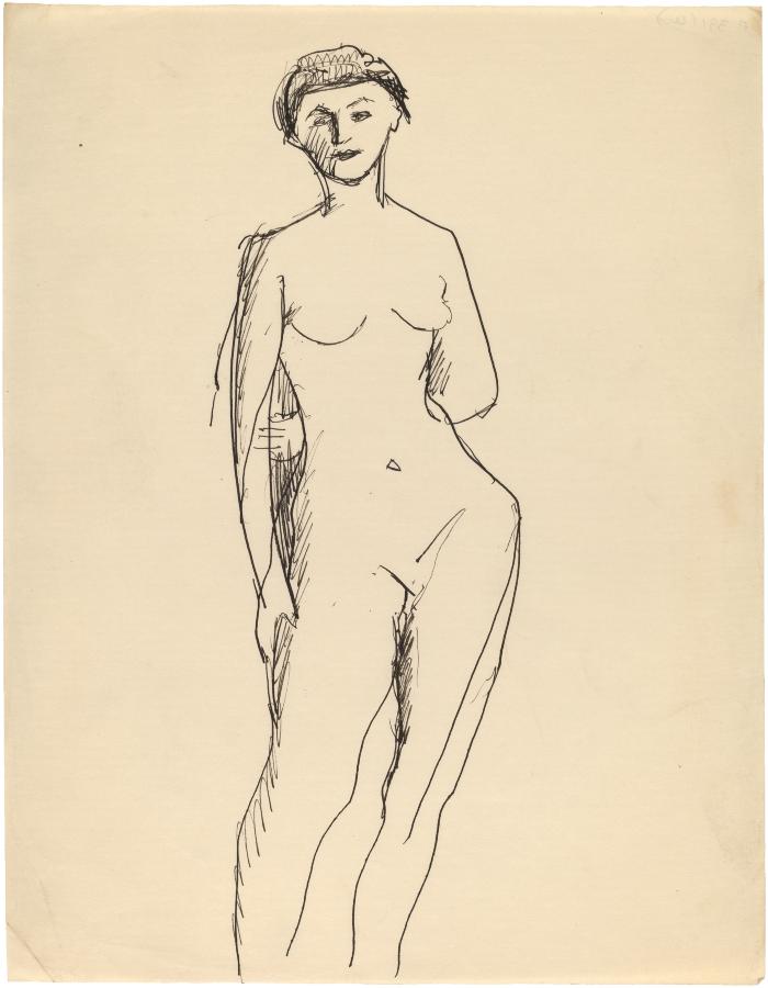 [Standing female nude]