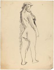 [Standing female nude]
