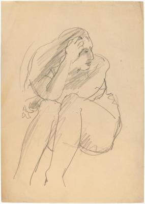 [Seated woman]