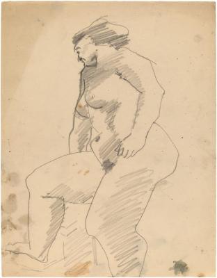 [Standing female nude]