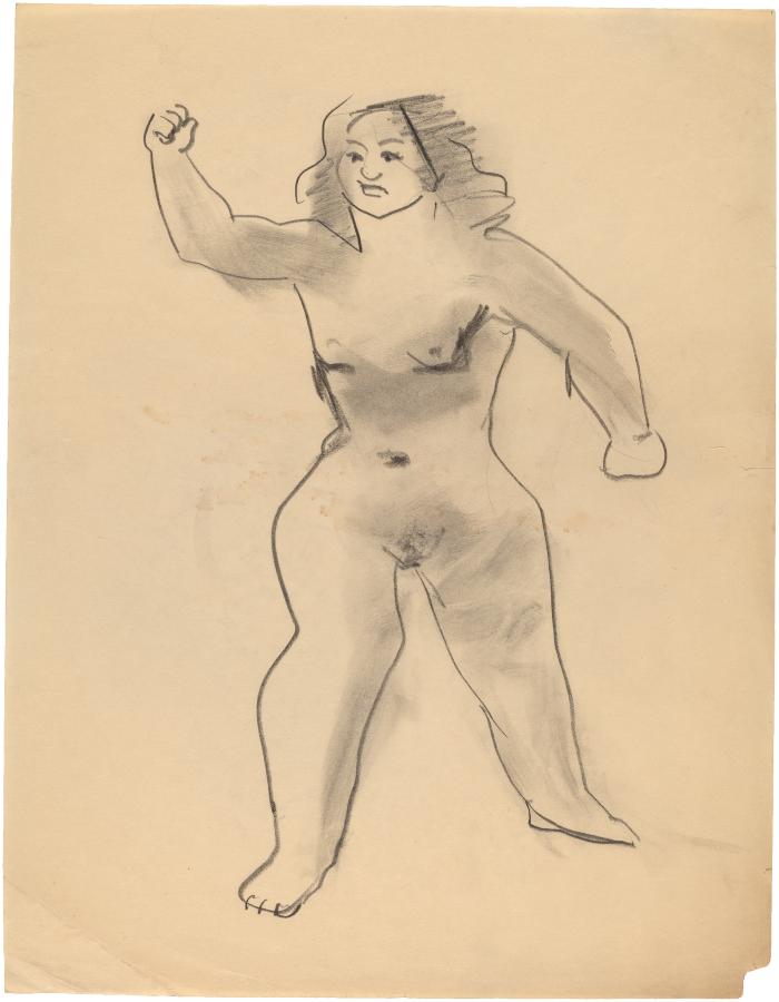 [Standing female nude]