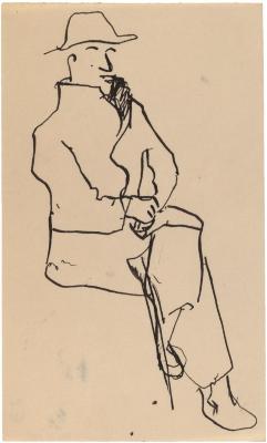 [Seated man]