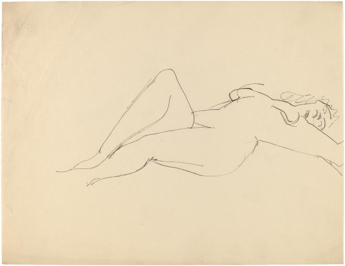 [Reclining female nude]
