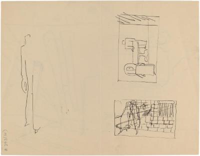 [Figure study, partial / interior with figures / street scene with figures]