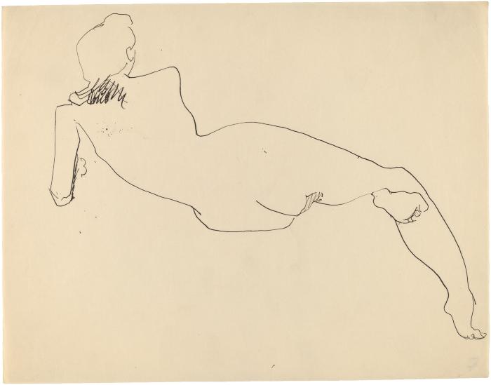 [Reclining female nude]