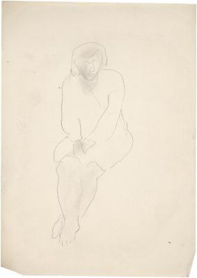 [Seated woman]