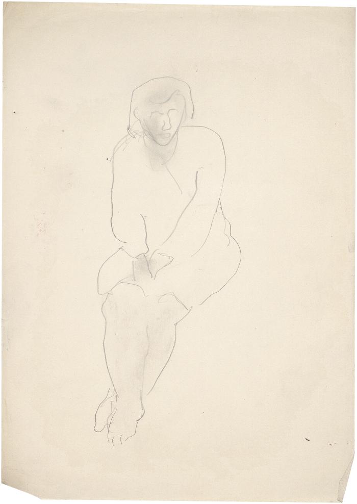 [Seated woman]