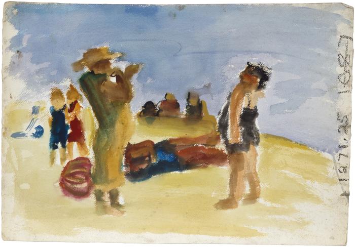[Bathers on the beach]