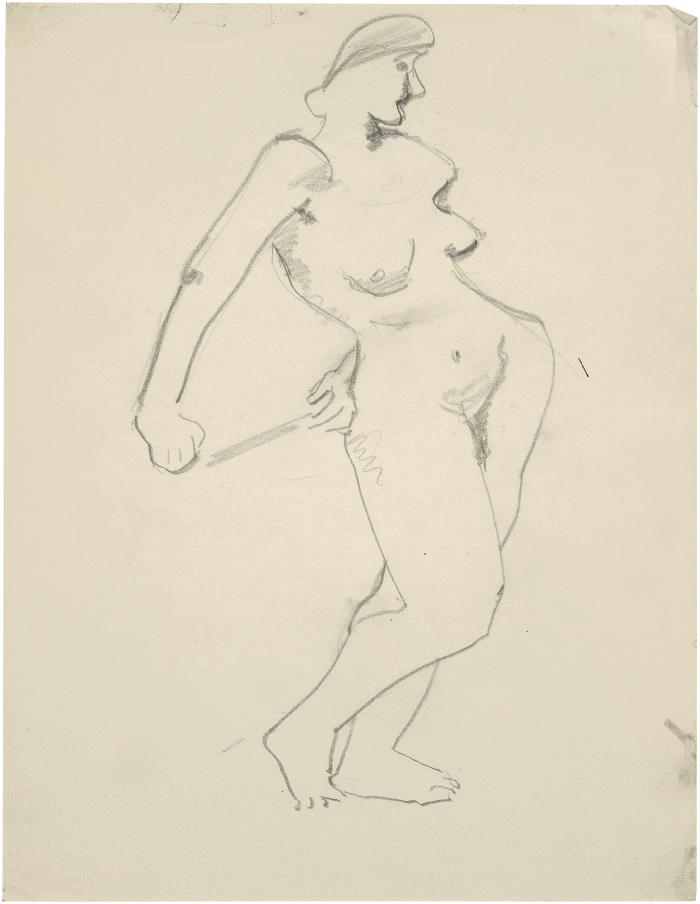 [Standing female nude]