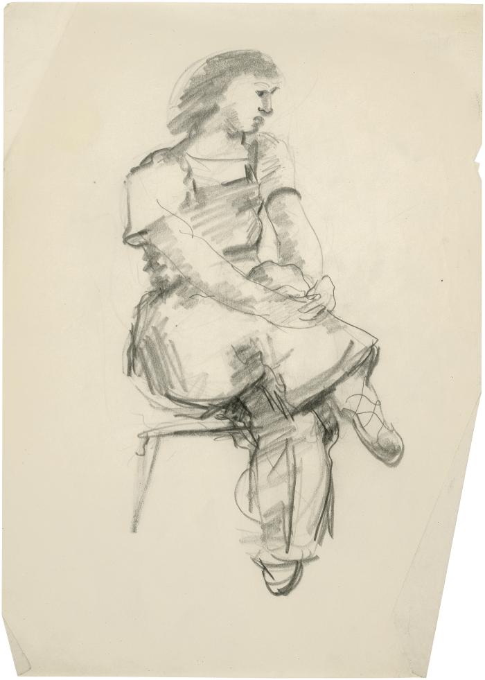 [Seated woman]